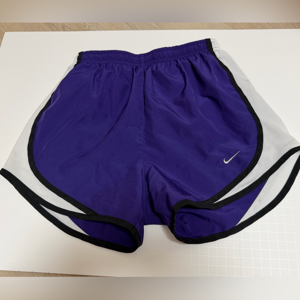 Nike Dri-Fit Purple and White Athletic Shorts XS